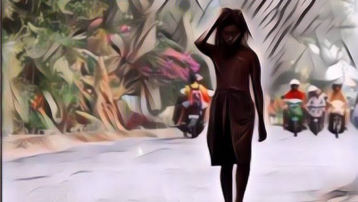 TAK BERDAYA: Dinsos amankan ODGJ yang suka menggangu warga sekitar.