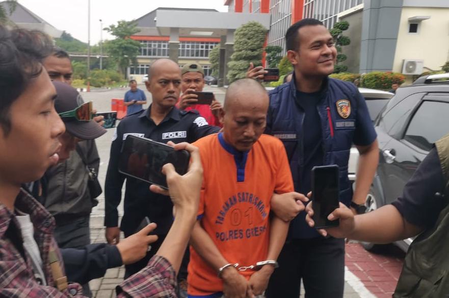 Salah satu pelaku yang sudah diamankan, dan otak pelaku utama masih diburu