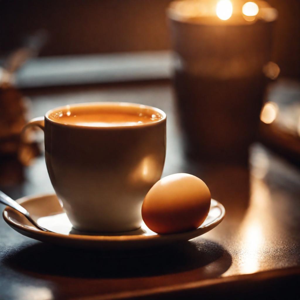 LEGENDA RASA UNIK : Kopi Kom lahir dari kebiasaan pelanggan memesan "telur dikom di kopi".