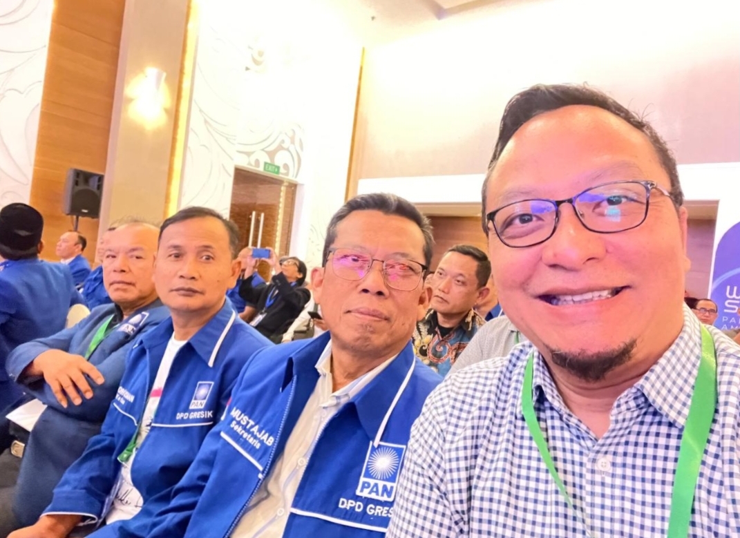 Ketua DPC Gerindra Gresik dr Asluchul Alif menghadiri undangan DPP PAN bersama jajaran pengurus DPD PAN Gresik di Jakarta.