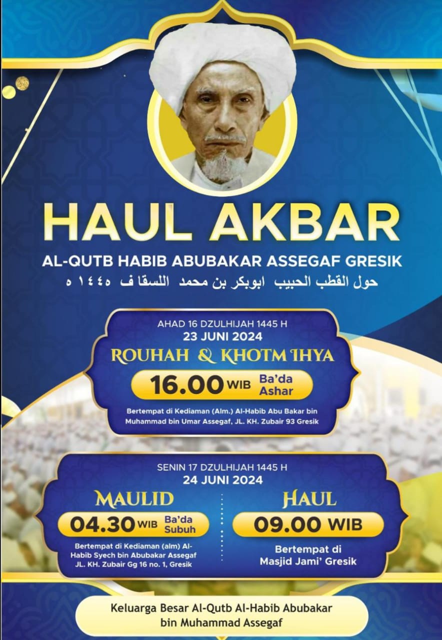 Haul akbar Habib Abu Bakar Assegaf Gresik