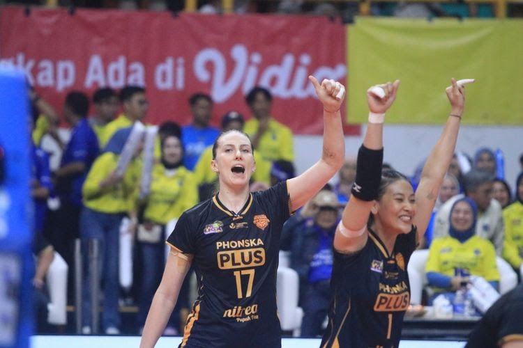 Paulina sudah memaksimalkan penampilan namun Gteskk Petrokimia Pupuk tetap tersungkur