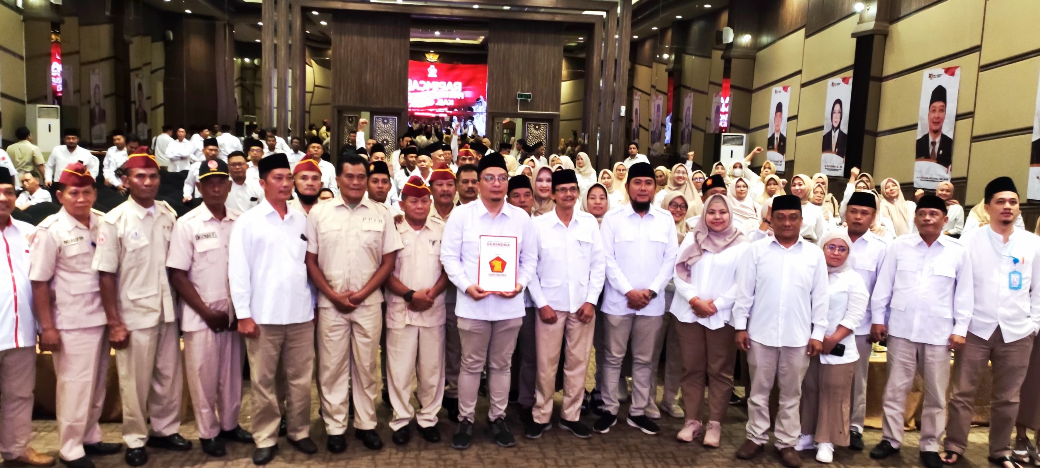 PAC Gerindra se-Kabupaten Gresik kompak mendukung dr Asluchul Alif maju Cabup Gresik.