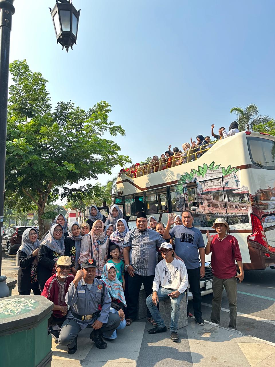 Proklim Mirah Delima Kelurahan bakal naik bus wisata bandar grissee menikmati kota tua