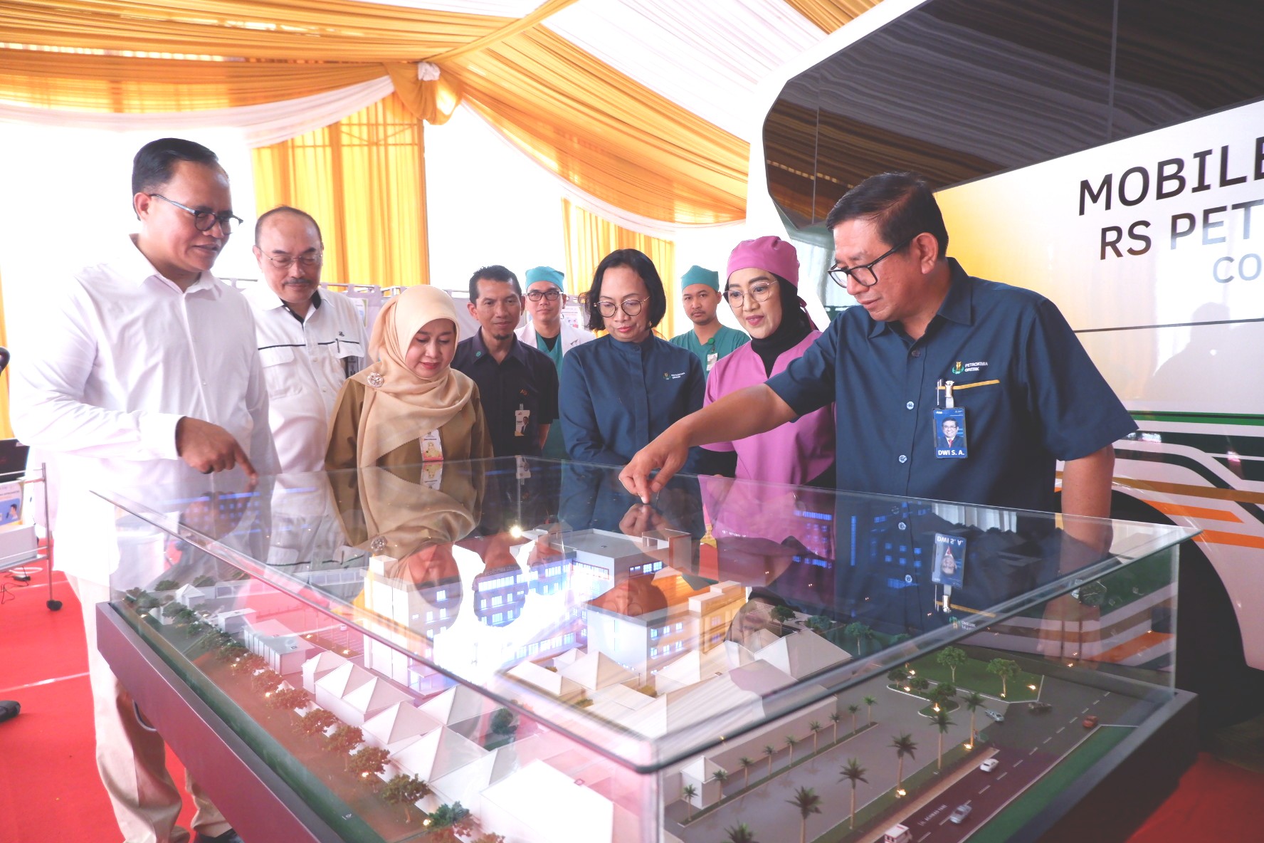 LAYANAN PRIMA : PGM Wujudkan Layanan Kesehatan Prima dengan Pembangunan Gedung ketiga RS Petrokimia Gresik yang diberi nama Abyakta.