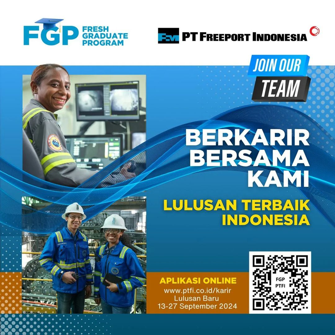 Freeport buka lowongan kerja