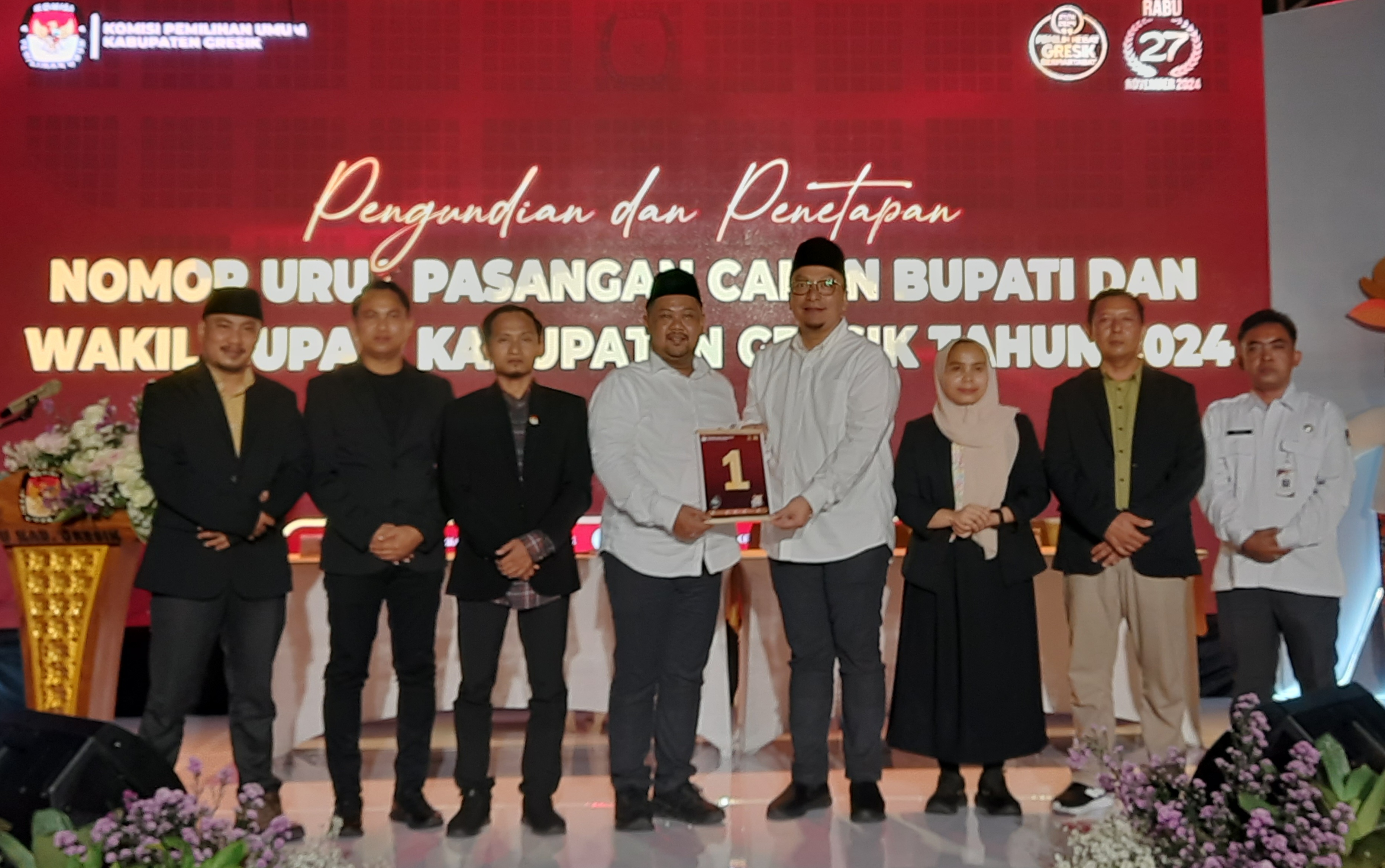Paslon Yani - Alif dipastikan mendapatkan nomor urut 1 di Pilkada 2024.