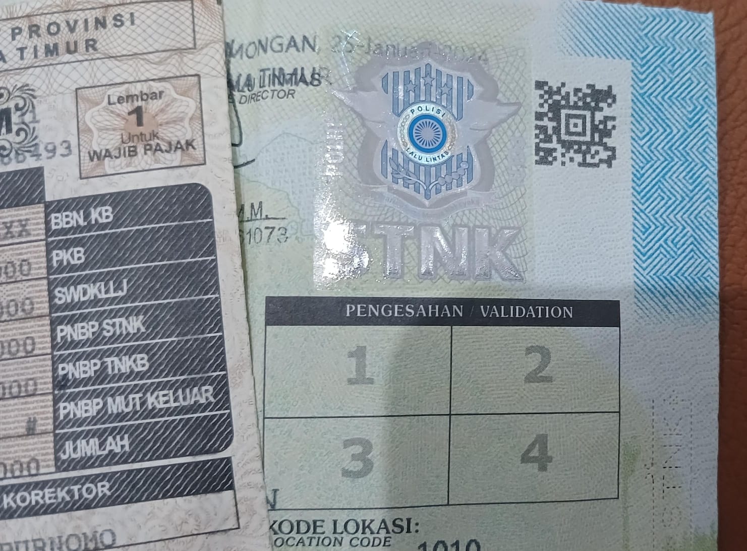 Berkas berkas pemutihan yang disiapkan untuk mengikuti program dari Pemprov Jatim