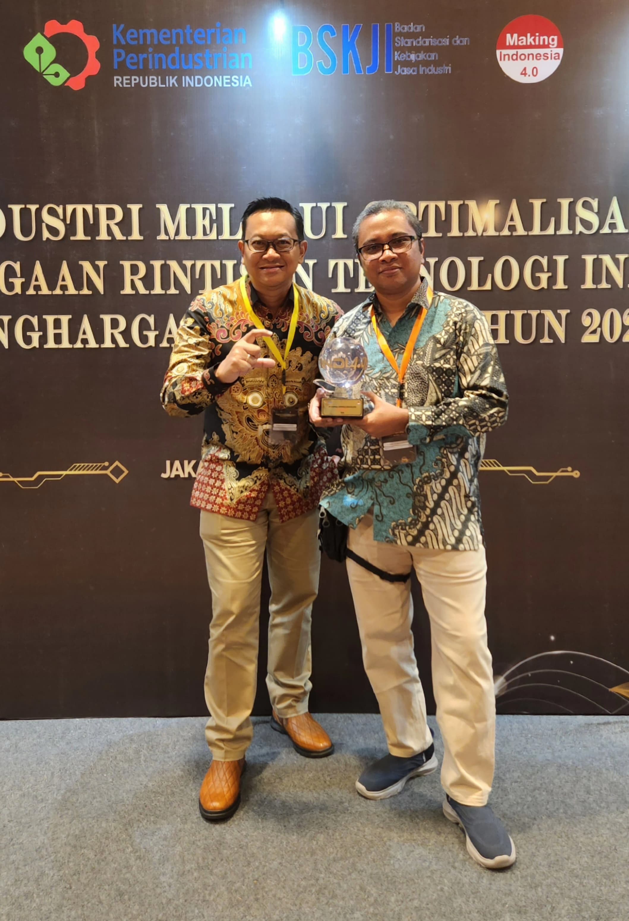 Kementerian Perindustrian Republik Indonesia mendapatkan anugerah &ldquo;INDI 4.0 2024&rdquo; dalam kategori Smart Factory kepada Cargill Indonesia.