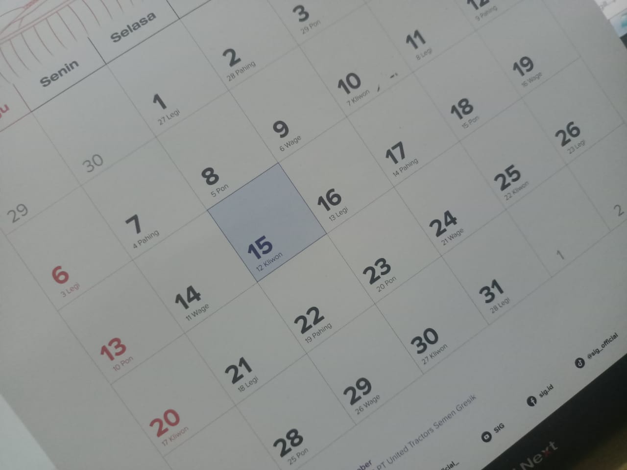 Kalender dan jawal tanggal merah untuk tahun 2025 sudah dilaunching