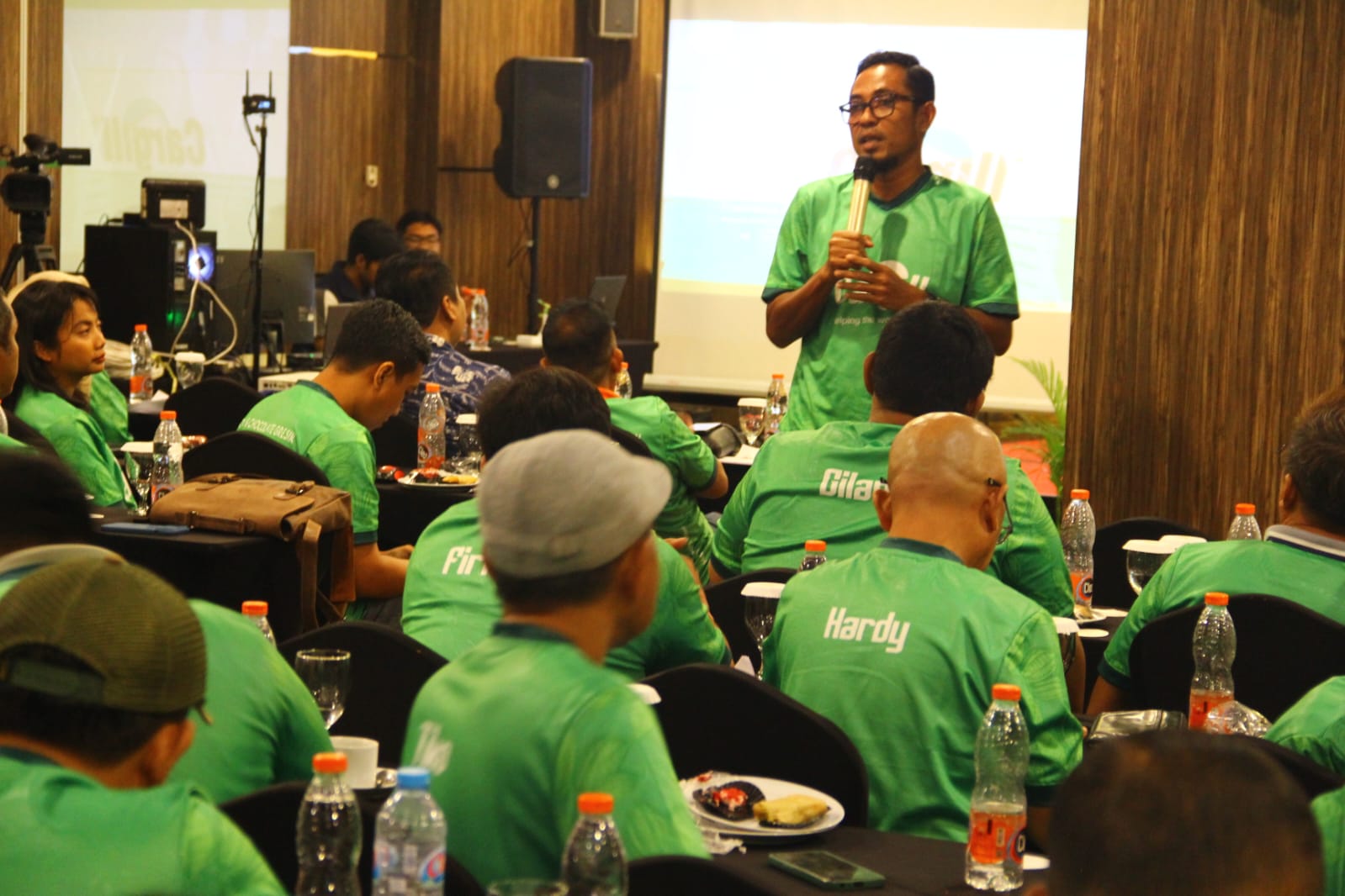 MAJU BERSAMA: PT Cargill Indonesia - Cocoa and Chocolate Gresik menggelar media gathering bersama Persatuan Wartawan Indonesia dan Komunitas Wartawan Gresik di Hotel Horison GKB, Kamis (31/10).