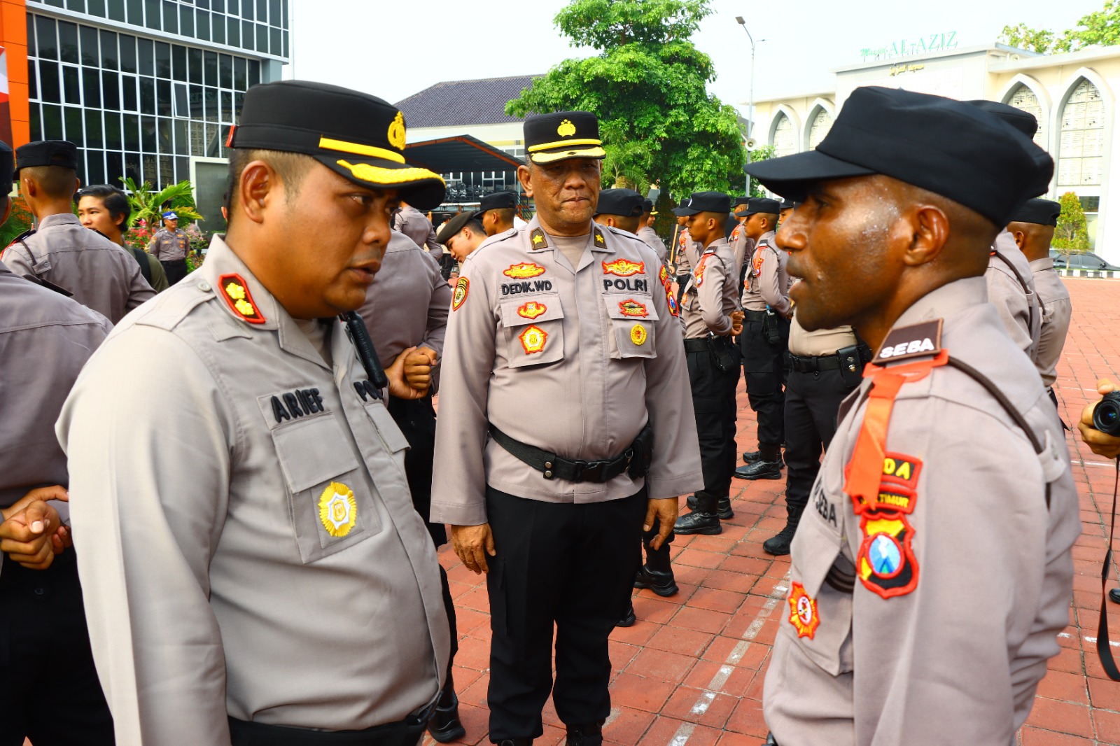 LATJA : Kapolres Gresik, AKBP Arief Kurniawan membuka&nbsp; Latja Bintara Polri Gelombang II Tahun 2024 di Polres Gresik, Senin (11/11).