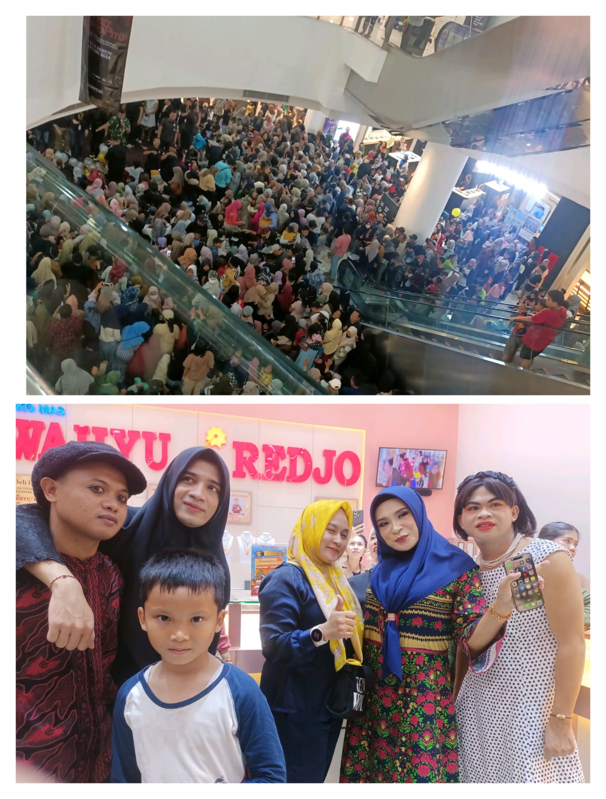 Mama Lela gemparkan Icon Mall dan banyak fans yang antre untuk berfoto