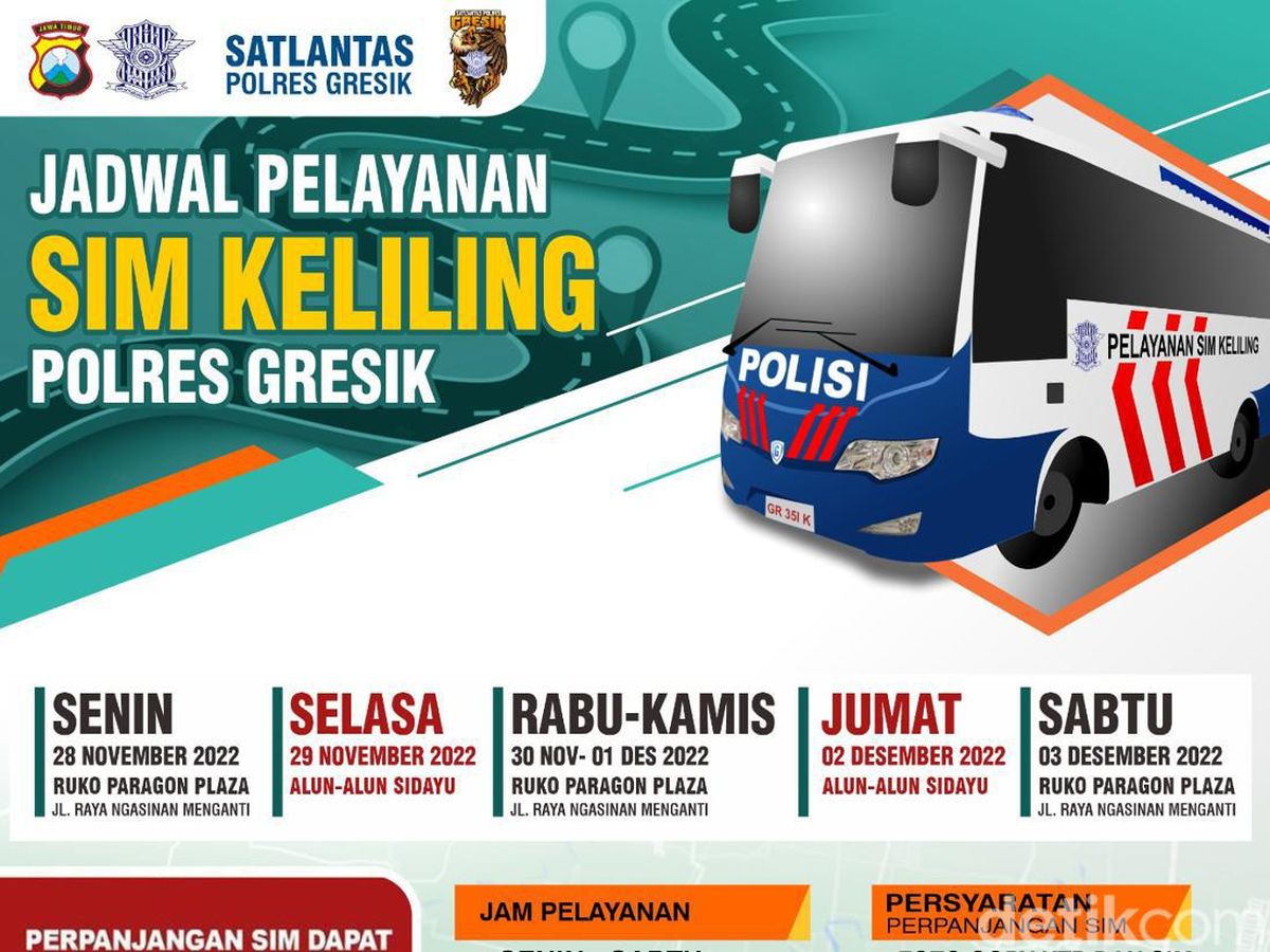 SIM Keliling Polres Gresik