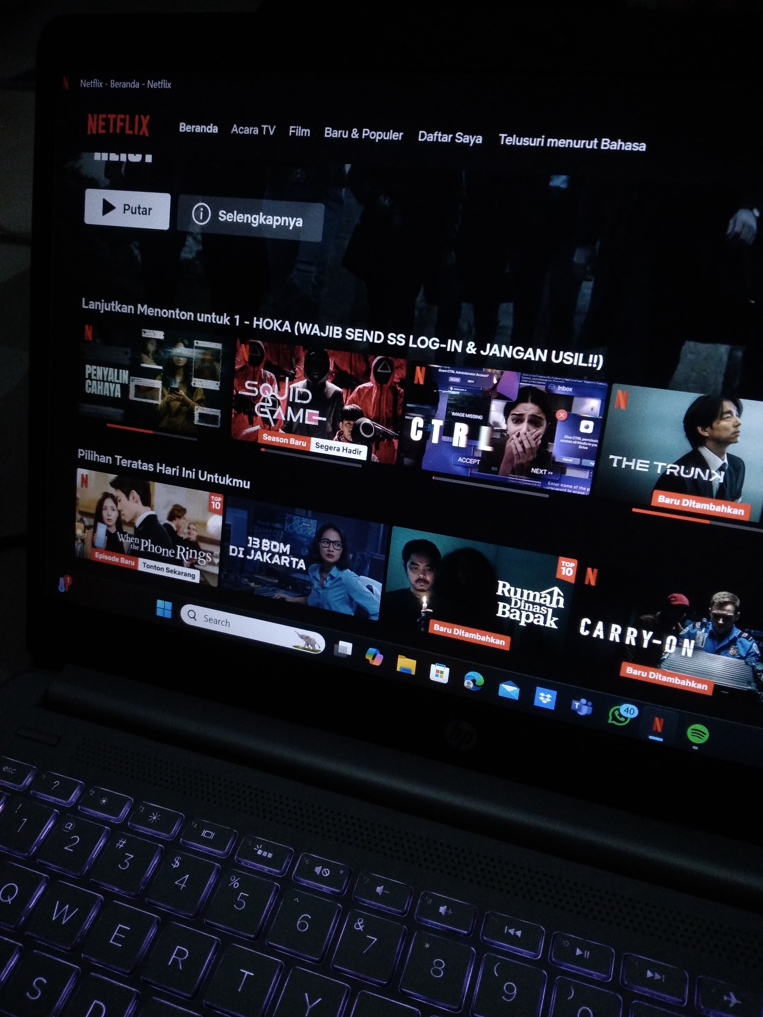 Neflix salah satu industri yang terkena pajak 12 persen mulai 1 Januari 2025
