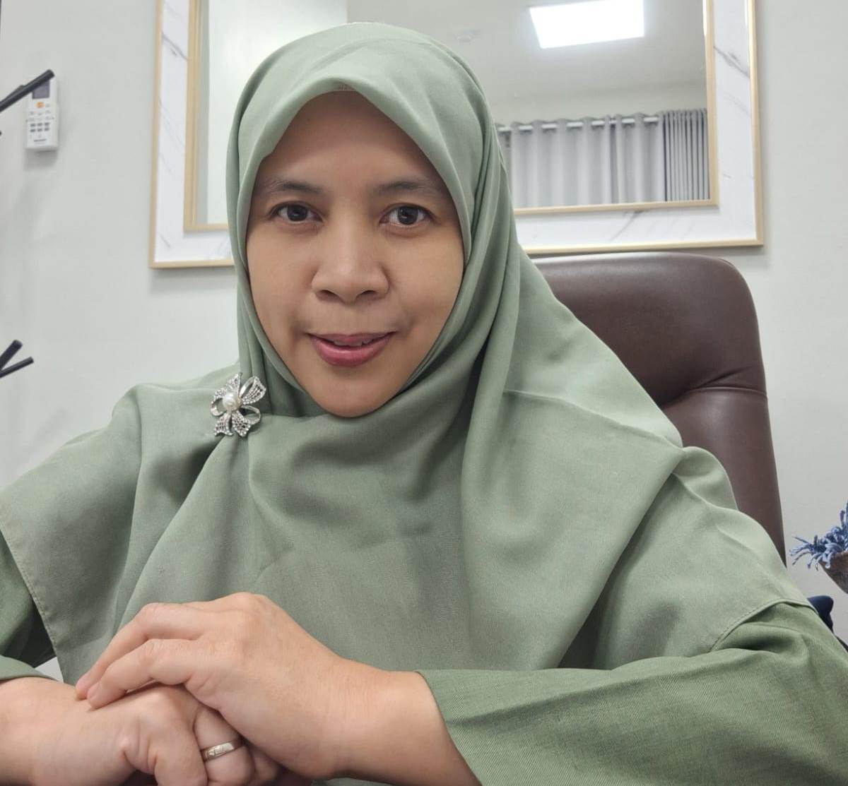 dr. Farida Nur Aini, Sp.PK., FISQua, Direktur Rumah Sakit Muhammadiyah Gresik (RSMG).
