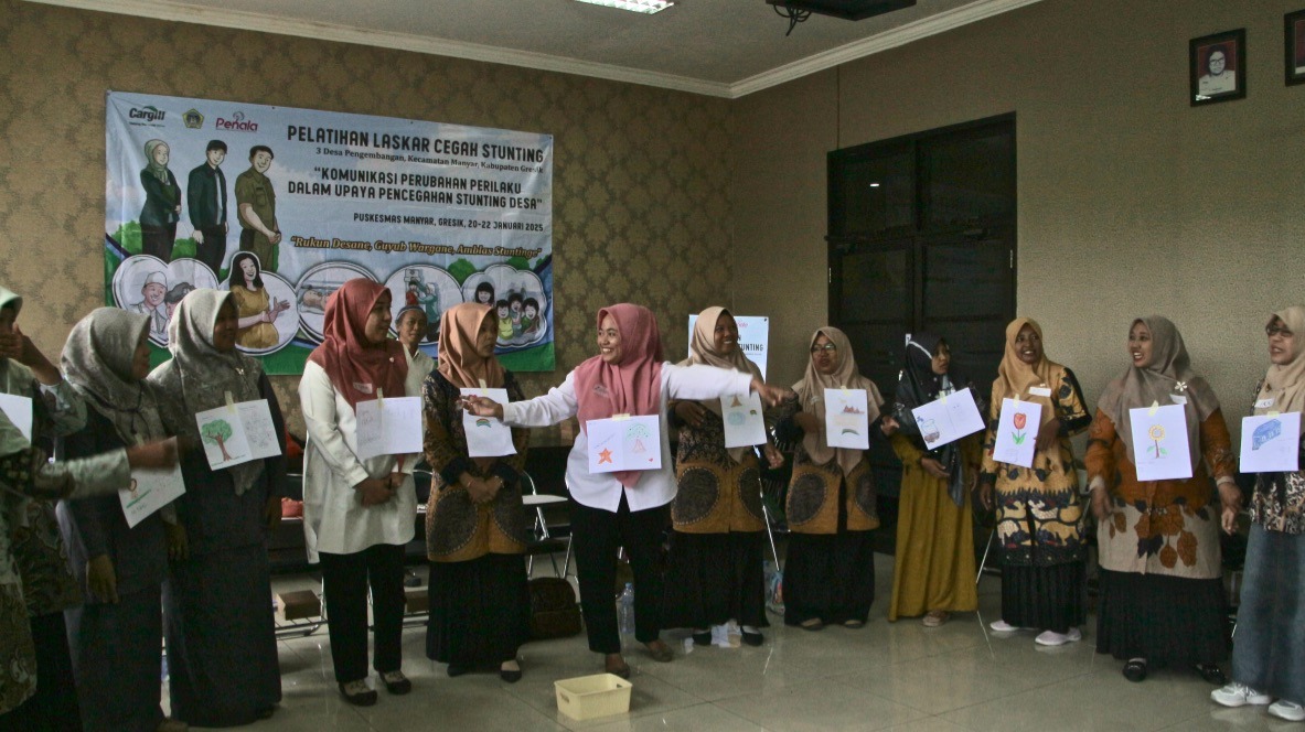 PEJUANG STUNTING: Cargill bekerja sama dengan Dinas Kesehatan Gresik dan lembaga-lembaga lokal membentuk Cargill bekerja sama dengan Dinas Kesehatan Gresik membentuk Laskar Pejuang Parenting