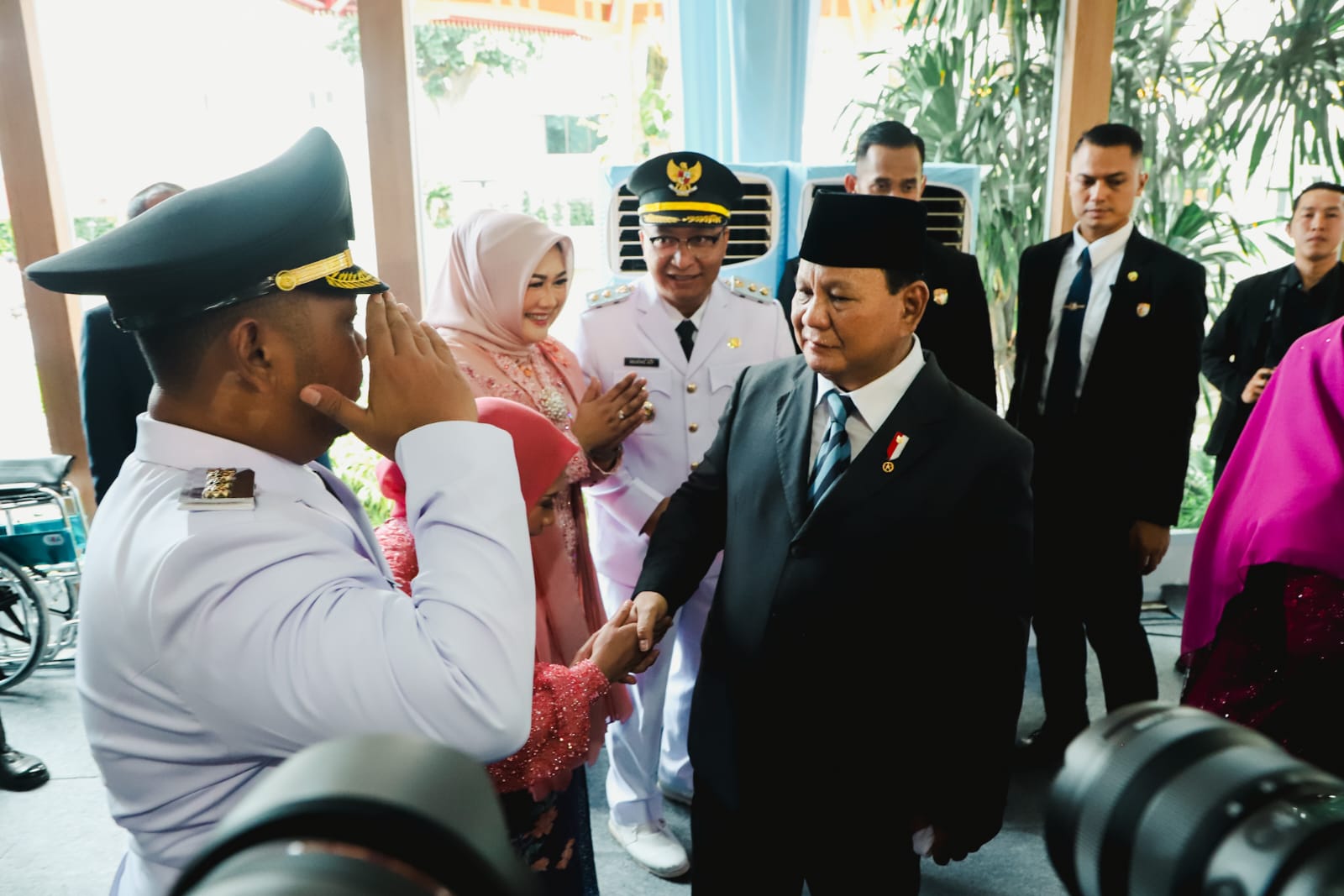 RESMI DILANTIK : Bupati Fandi Akhmad Yani dan Wakil Bupati Gresik Asluchul Alif resmi dilantik oleh Presiden Prabowo Subianto di Jakarta.