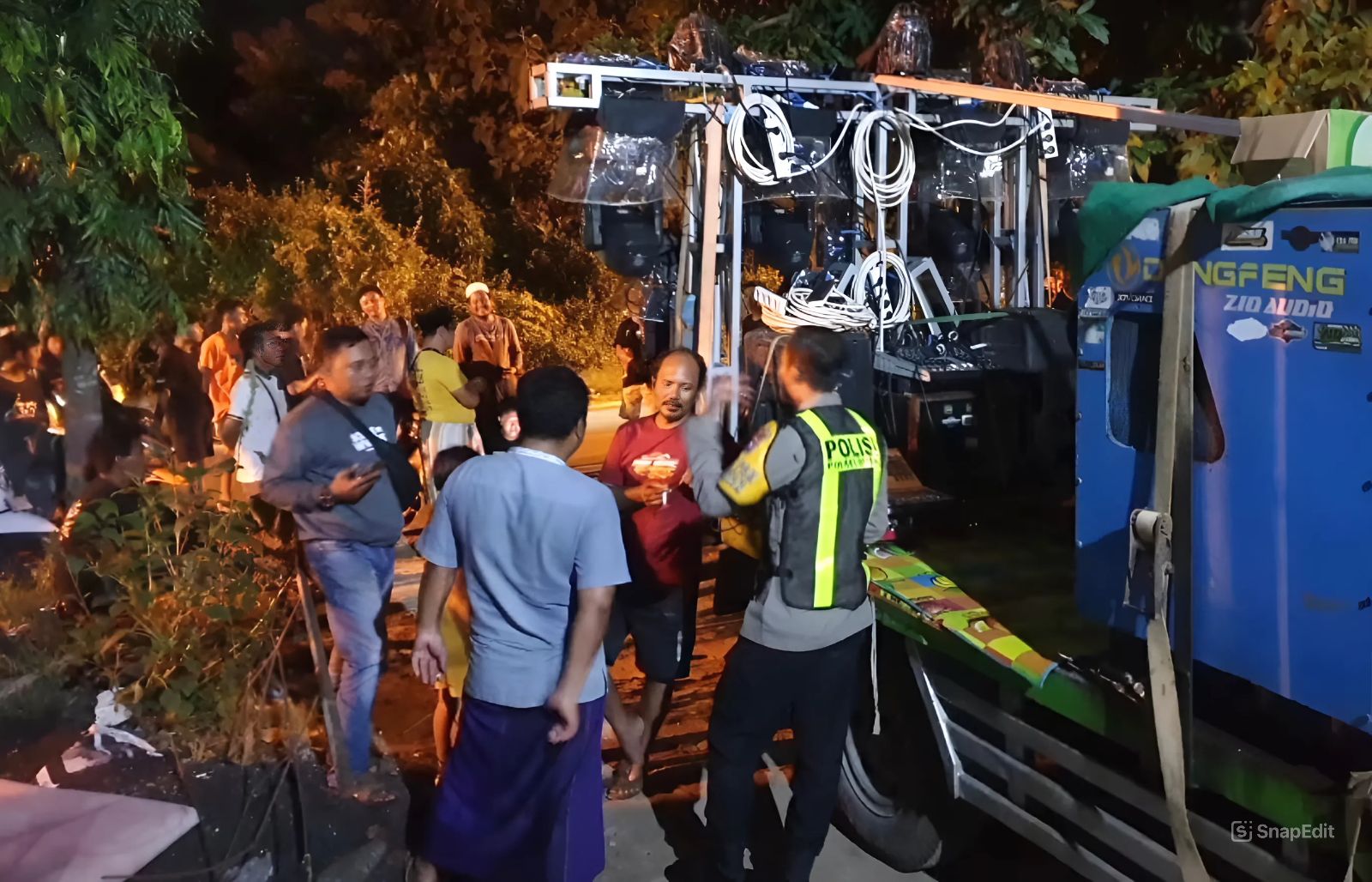 BISING: Penggunaan sound horeg yang menghasilkan suara bising berlebihan mengganggu ketentraman warga saat sahur.