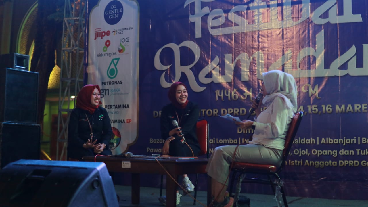 Talkshow bersama Bank Jatim tentang KUR dan Pinjaman Ketupat menyemarakkan Festival Ramadan 2025.