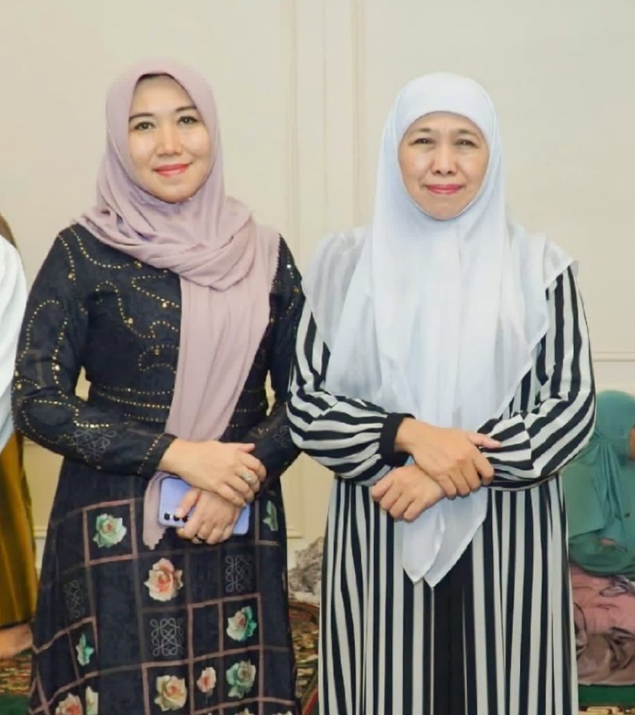 Anggota DPD RI, Lia Istifhama bersama Gubernur Jatim Khofifah Indar Parawansa