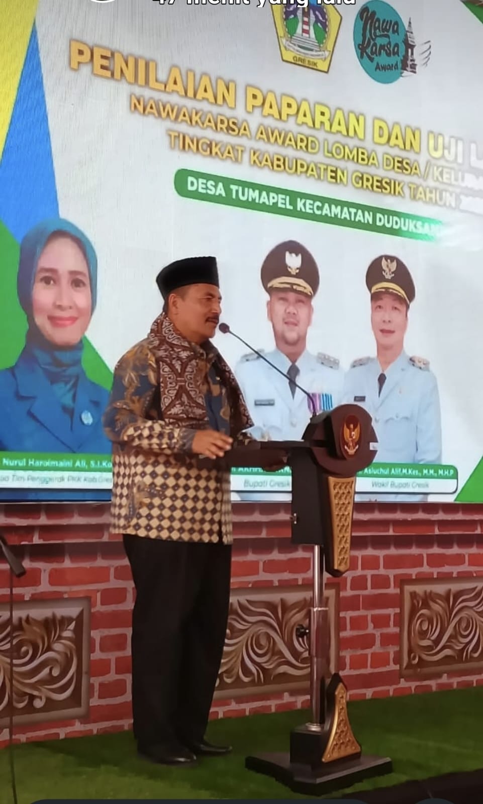 Kepala Dinas PMD Gresik, Abu Hasan