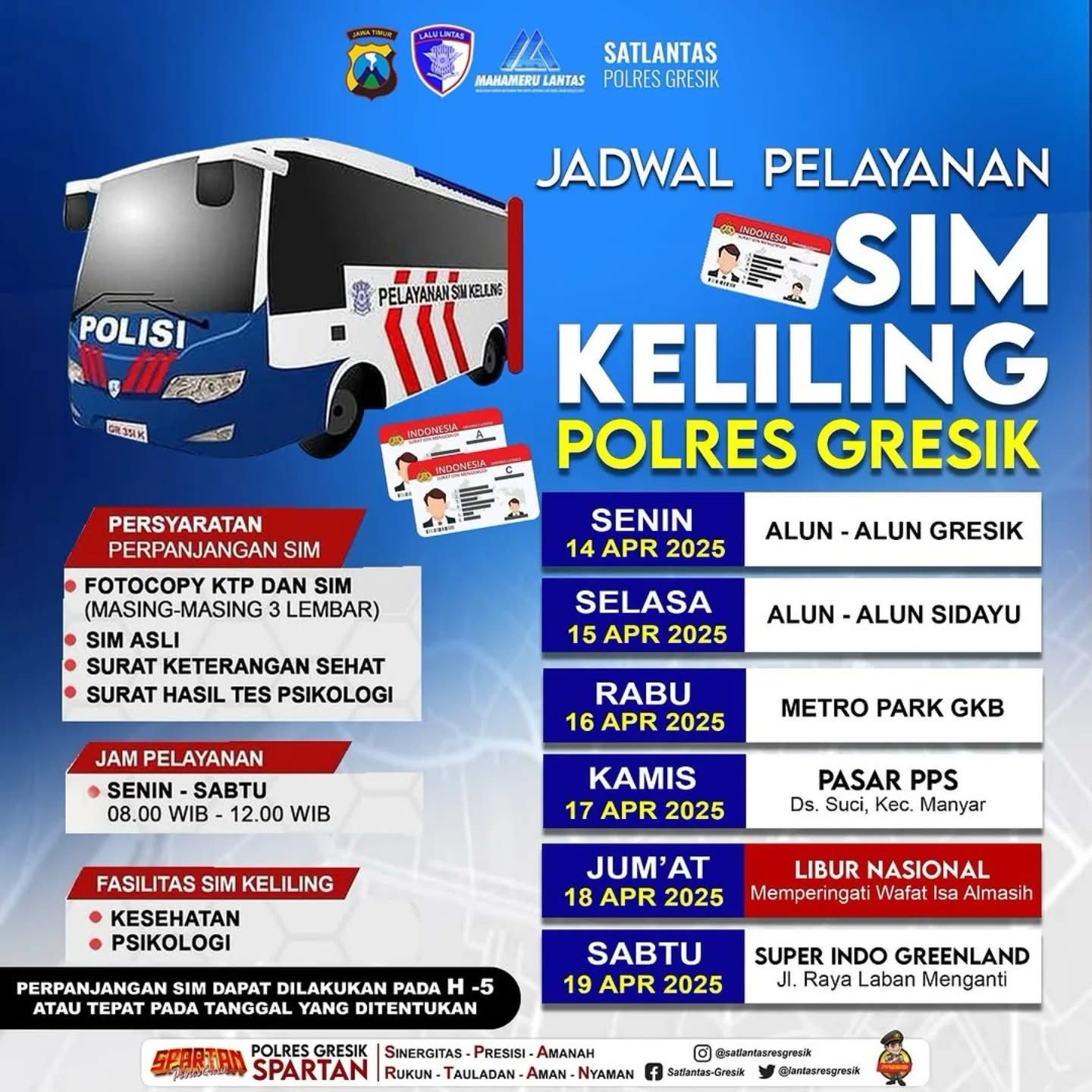Jadwal Sim keliling