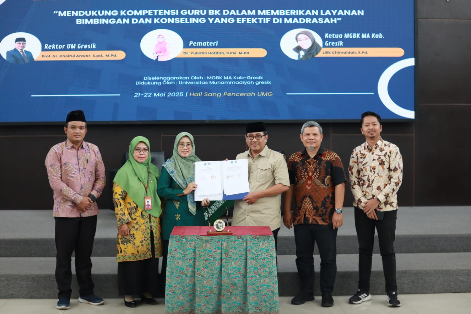 MoU UM Gresik bersama MGBK MA Gresik, Pintu Gerbang Kuliah Lebih Dekat bagi Siswa Madrasah Aliyah