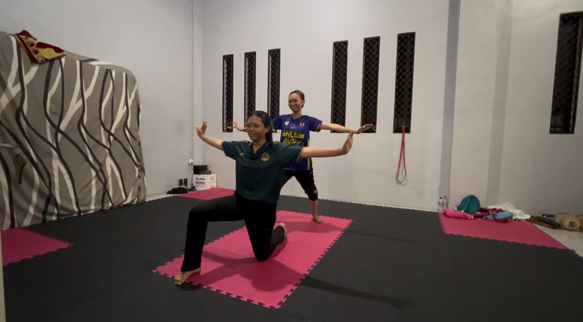 LATIHAN INTENSIF: Cabang Olahraga (Cabor) Kickboxing Gresik tengah mematangkan persiapan menuju Pekan Olahraga Provinsi (Porprov) Jawa Timur 2025.