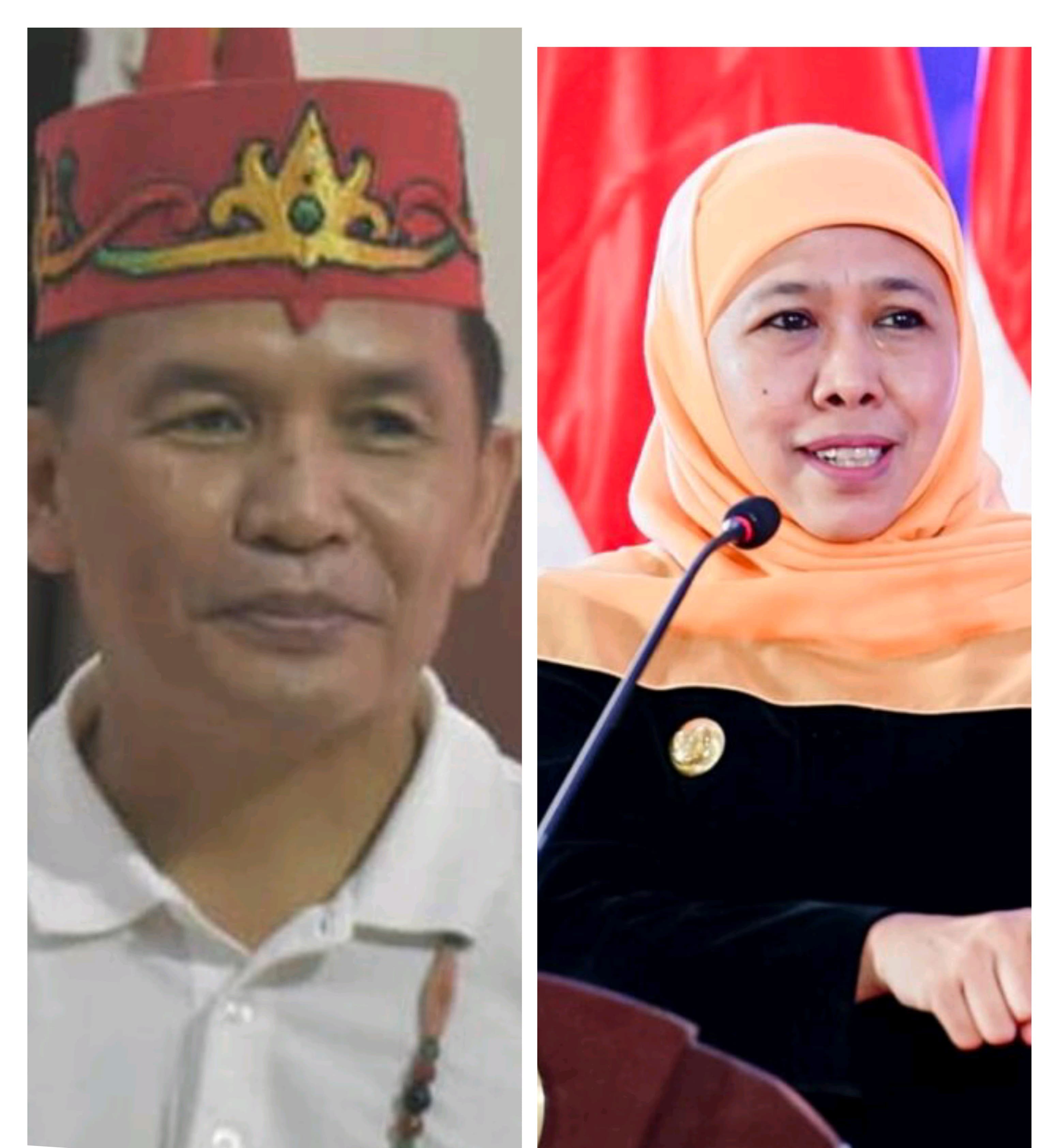 Khofifah Indar Parawansa dan Agustiar Sabran