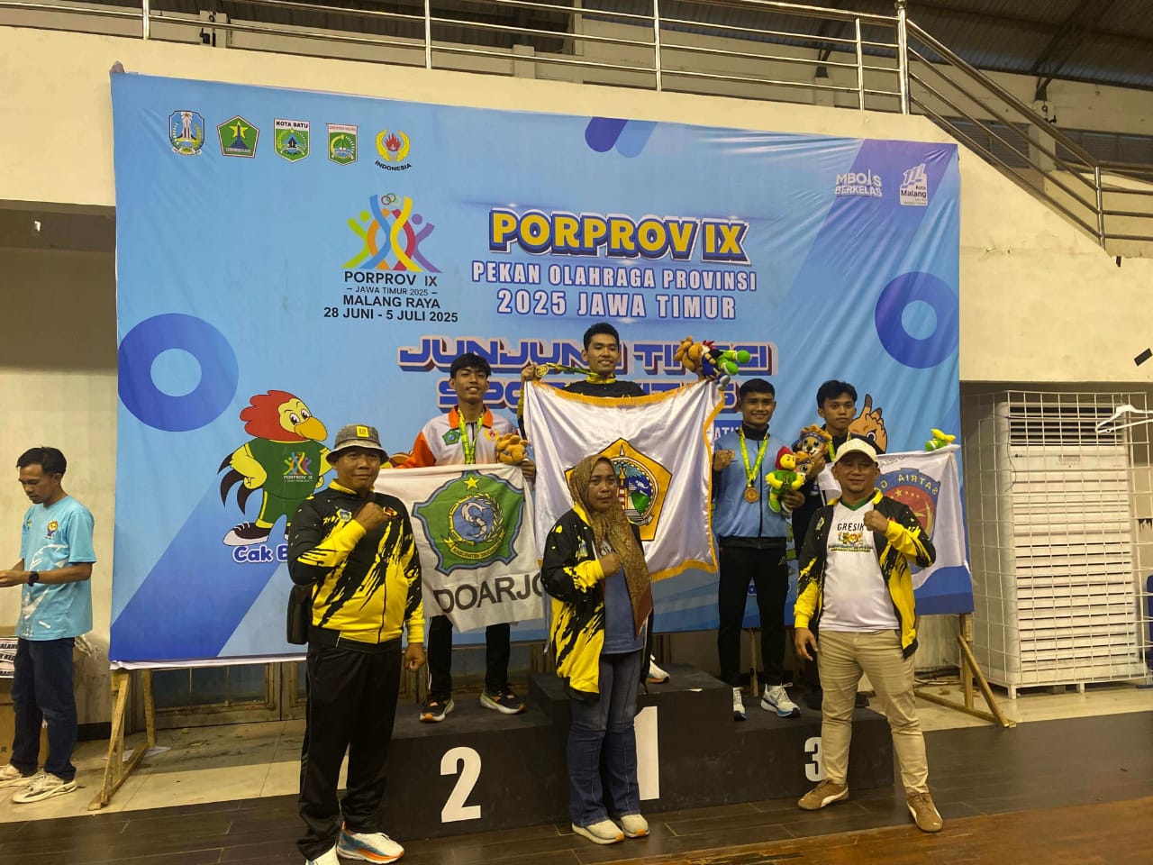 PRESTASI: Wushu Gresik menggelar Porprov IX Tahun 2025
