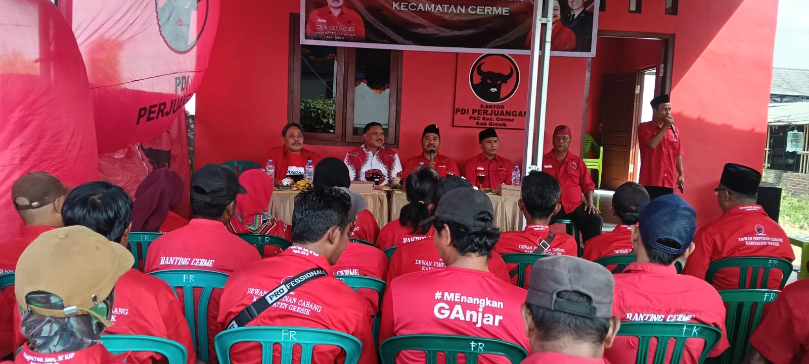 DPC PDI Perjuangan Gresik Gelar Sosialisasi Tanggap Bencana dan Pendidikan Politik untuk Kader