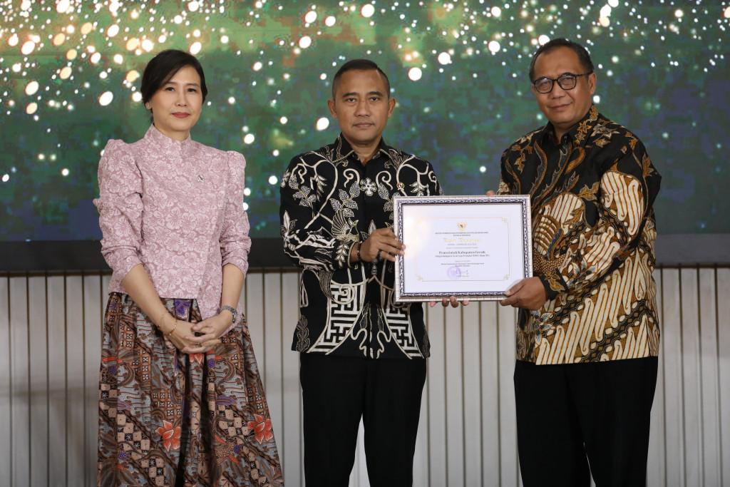 APRESIASI: Pemkab kembali meraih prestasi nasional dengan memperoleh penghargaan Kabupaten/Kota Layak Anak (KLA) 2025 kategori Nindya dari Kementerian Pemberdayaan Perempuan dan Perlindungan Anak