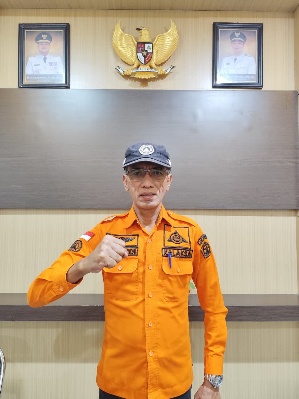 Kalaksa BPBD Pemkab Gresik, Sukardi.