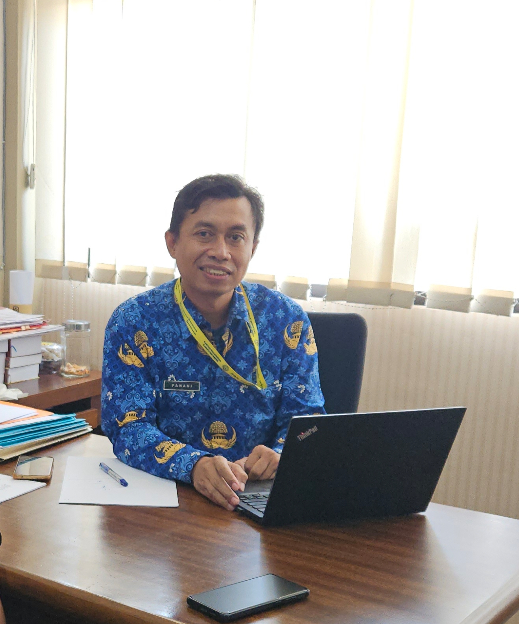 Kepala Sub Bagian Tata Usaha ATR/BPN Gresik, Fanani.