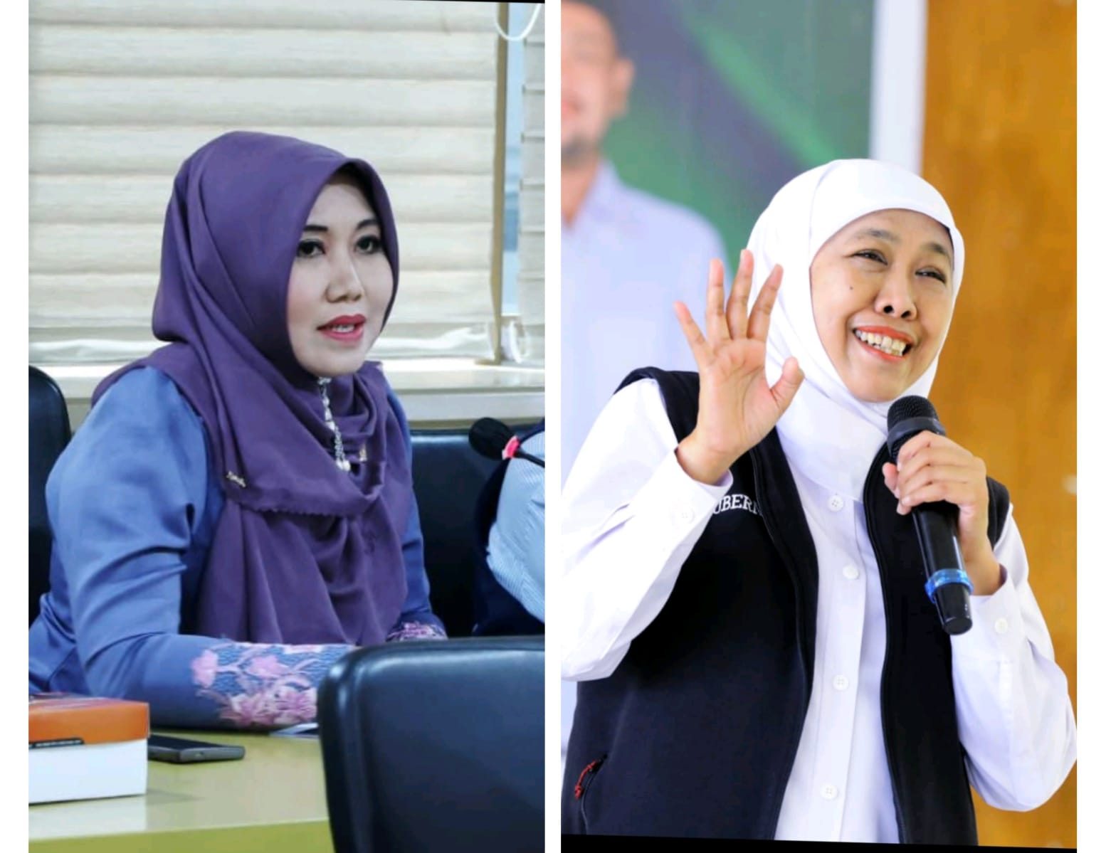 Khofifah dan Lia Istifhama