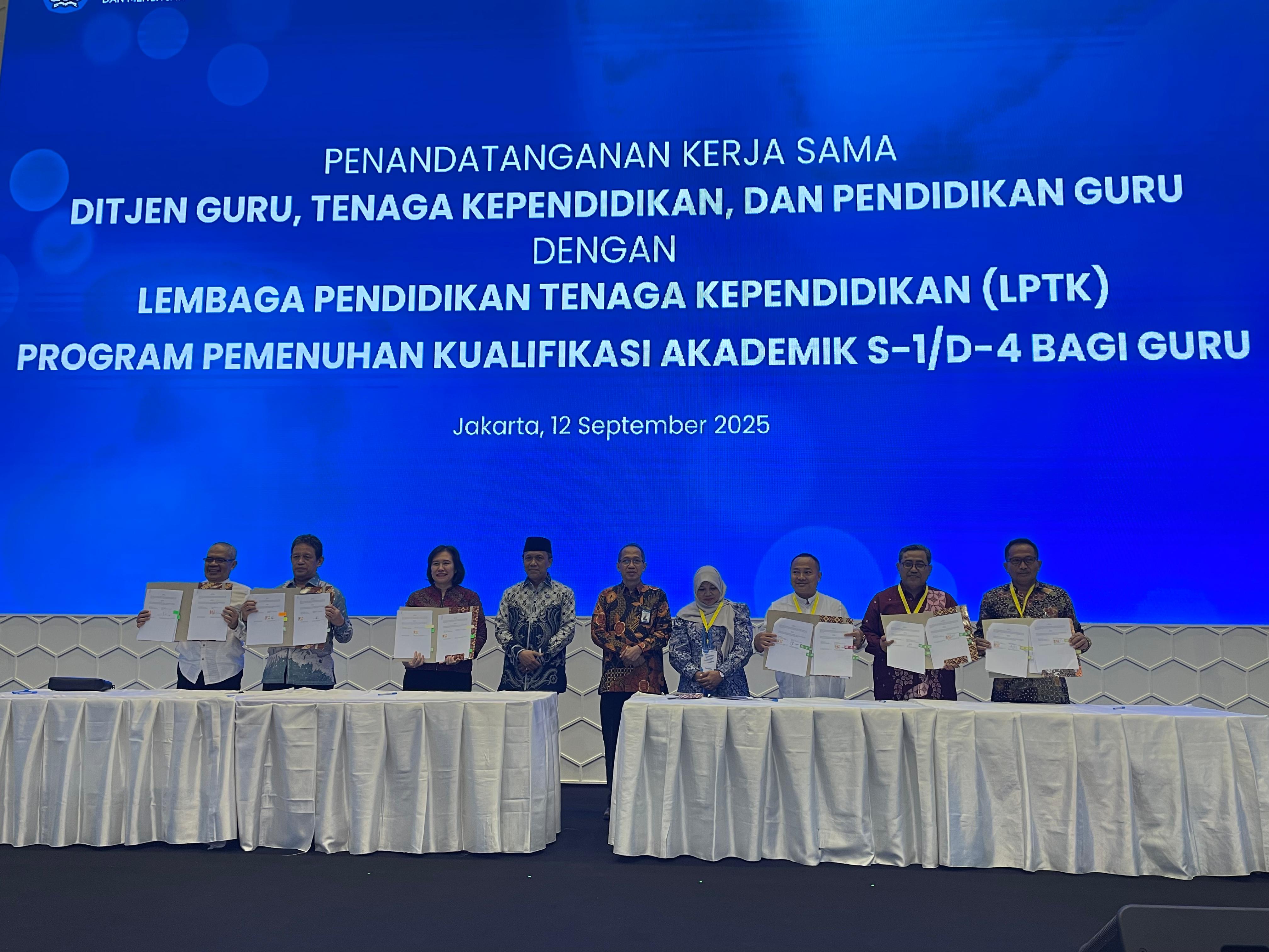 LANGKAH BESAR : UMG dipercaya Kemendikdasmen untuk ambil bagian dalam Program Pemenuhan Kualifikasi Akademik.