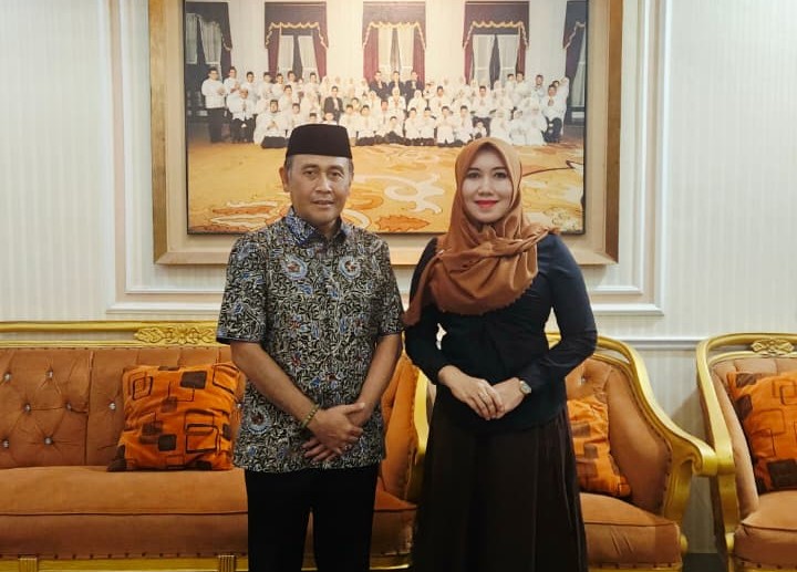 Ditintelkam Polda Jatim, Kombes Nanang Juni Mawanto, dan Anggota DPD RI asal Jawa Timur, Dr Lia Istifhama