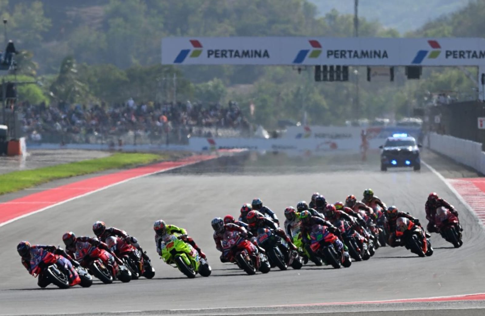 Sirkuit Mandalika di NTB siap menggekar MotoGP 2025.