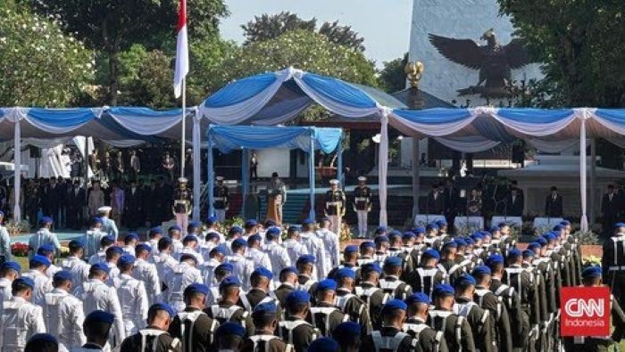 Upacara bendera dalam rangka Hari Kesaktian Pancasila