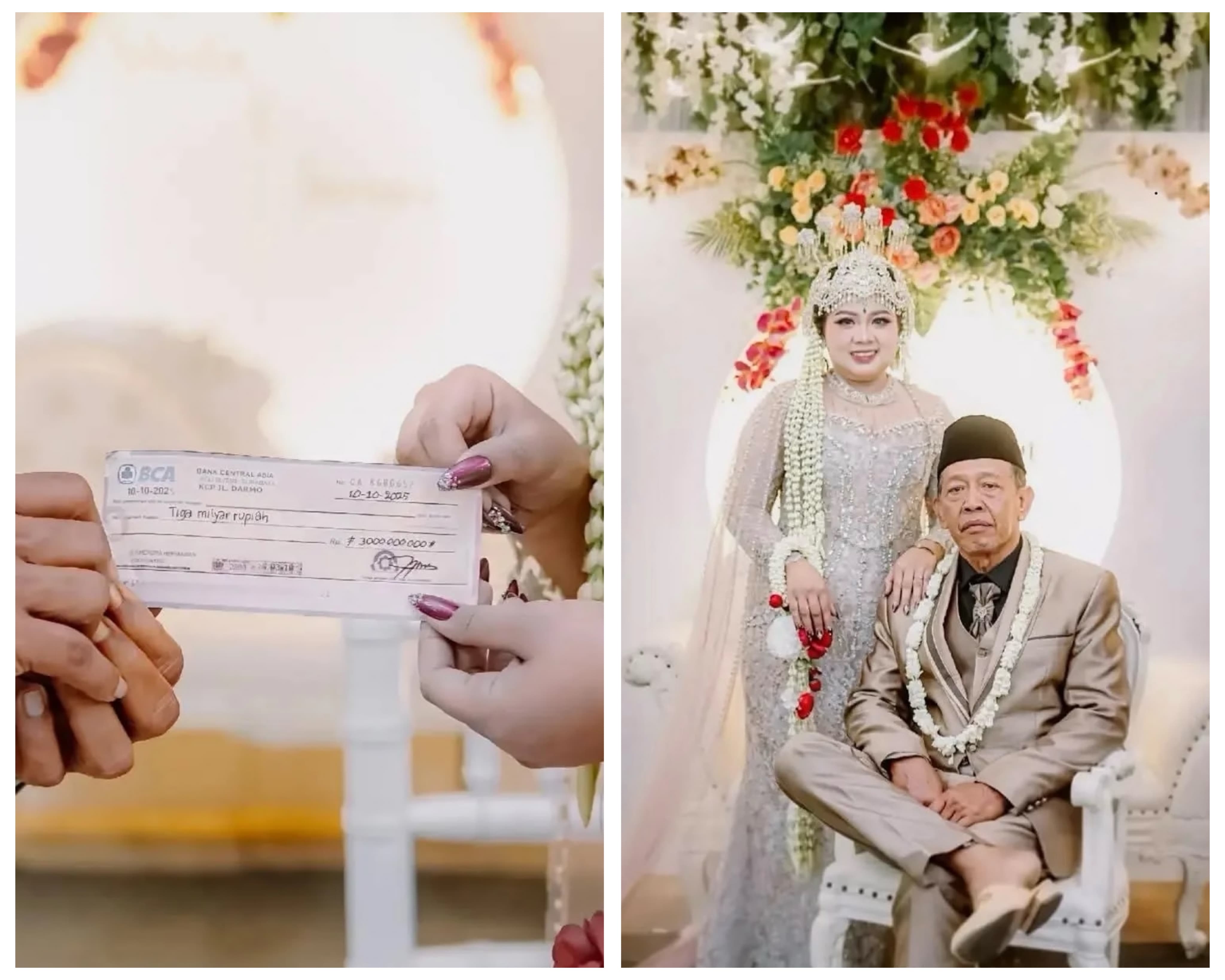 Heboh pernikahan viral kakek dengan mahar 3M.