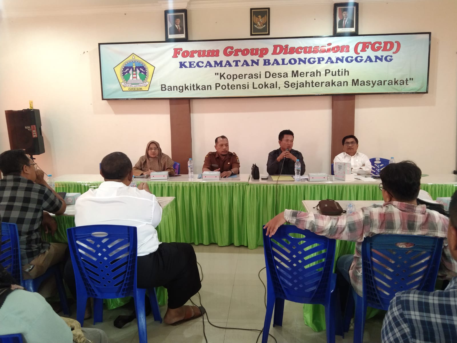 SOSIALISASI : Komisi II DPRD Gresik sosialisasi terkait Koperasi Dana Merah Putih .