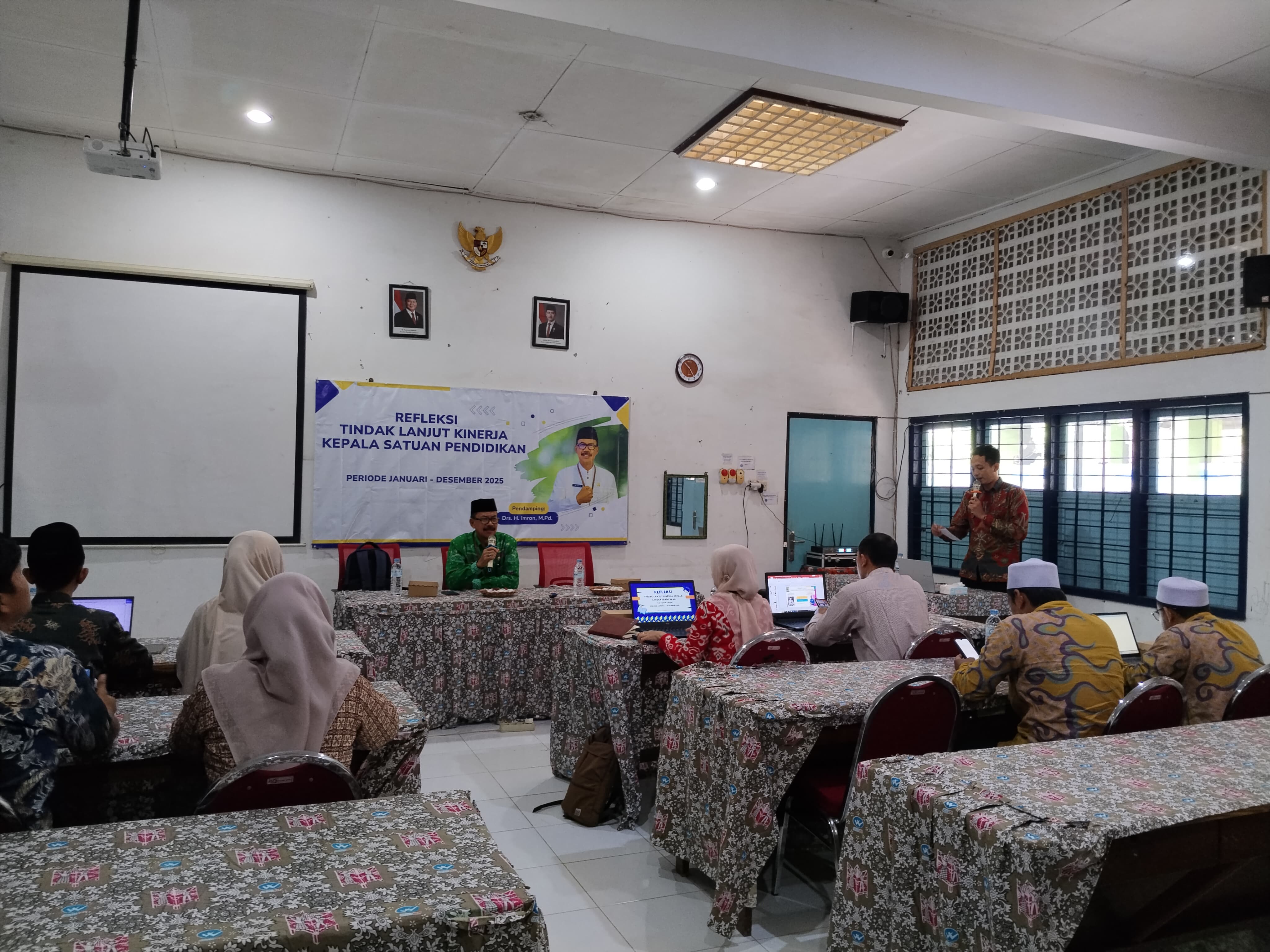 Capaian kinerja kepala sekolah terangkum lengkap dalam video dokumentasi sebagai bukti nyata pelaksanaan program.