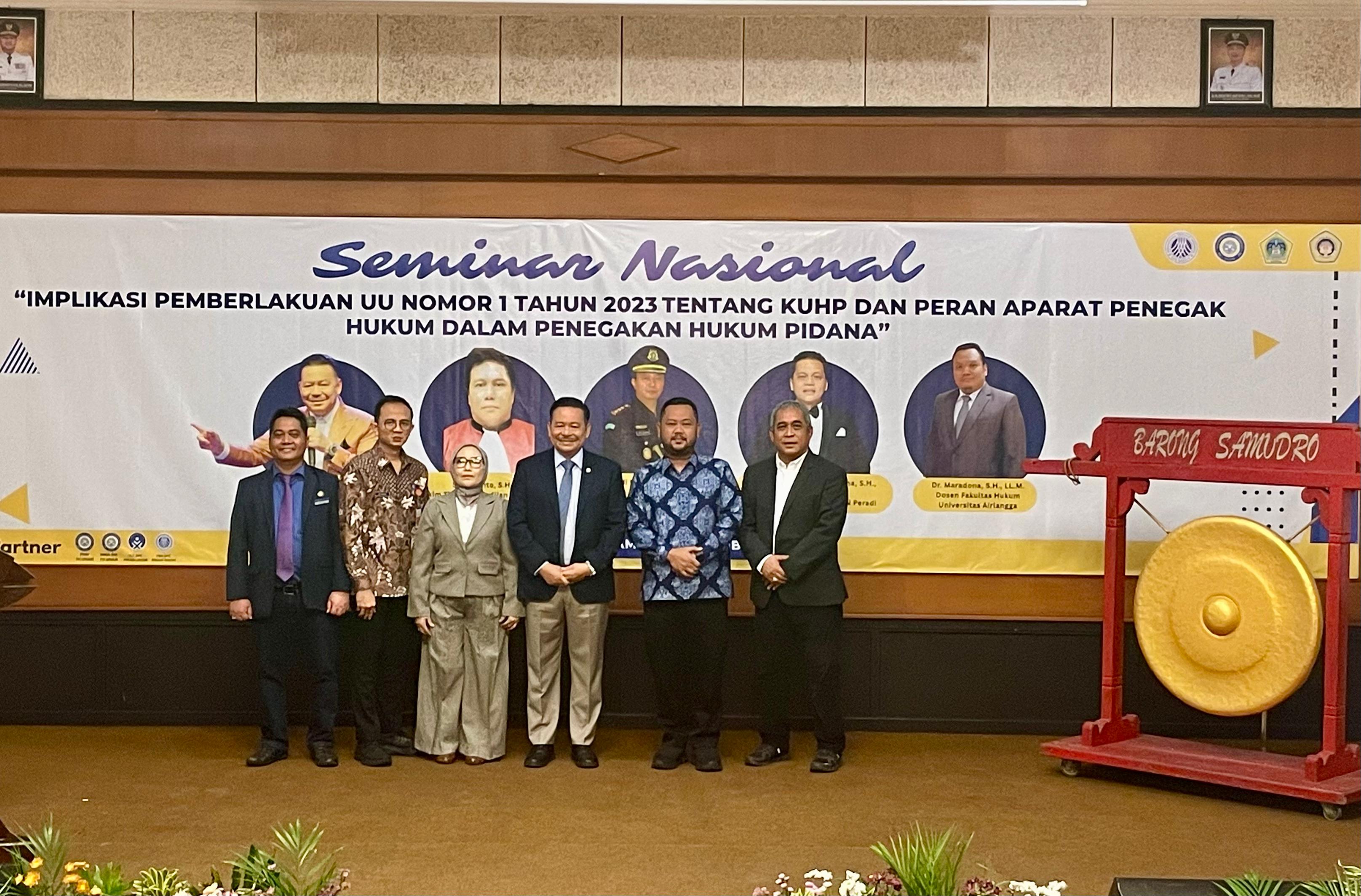 Kolaborasi Akademisi, Praktisi, dan Pemkab Gresik Bahas Penerapan KUHP Nasional, Hadirkan Wamenkokumham.