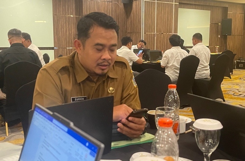 Kepala Bidang Statistik dan Informasi Publik (Kabid SIP) Dinas Komunikasi dan Informatika (Diskominfo) Kabupaten Gresik, Zuhron Arifin, SSTP.,MKP.