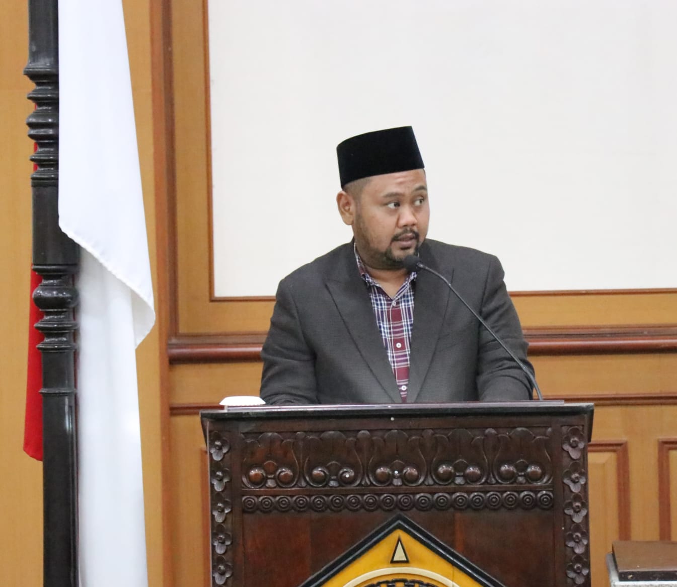 Gus Yani menyampaikan pemaparan berbagai program untuk tahun 2026