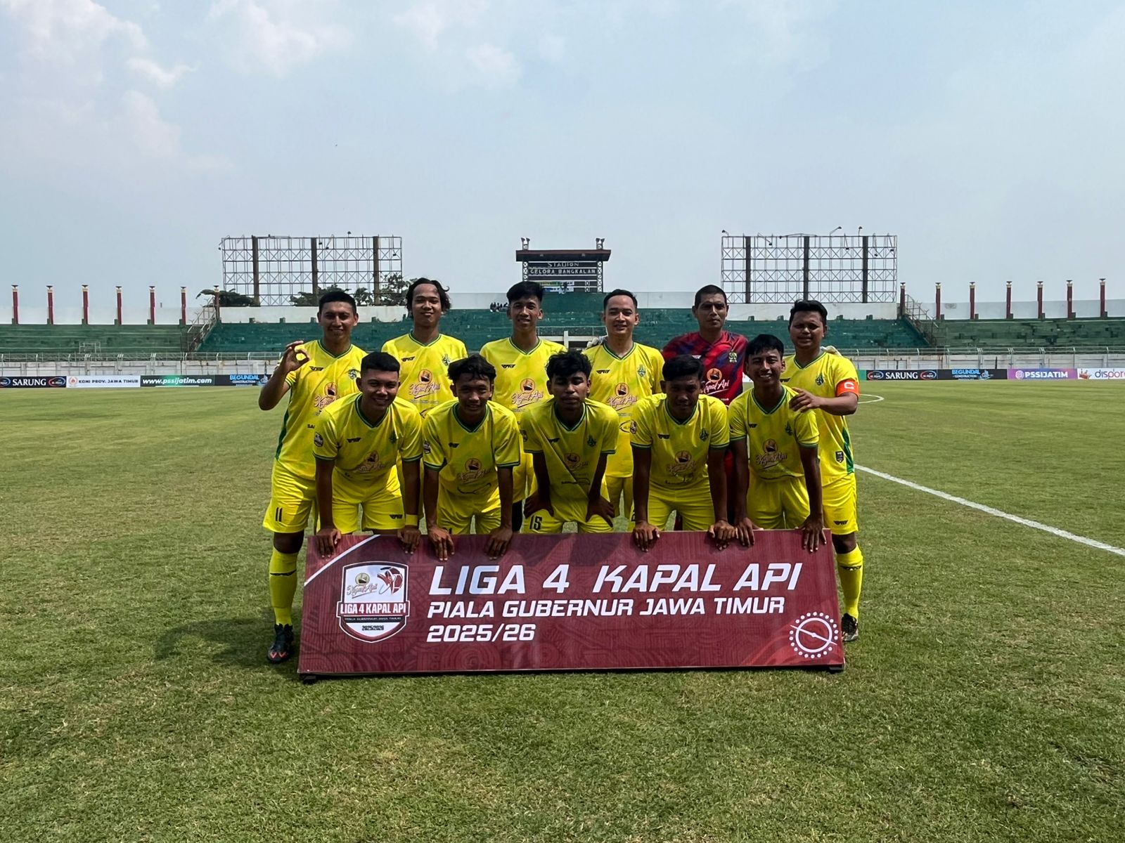 KOMPAK : Tim Persegres Putra Gresik tetap kompak dalam Liga 4 Piala Gubernur Jatim