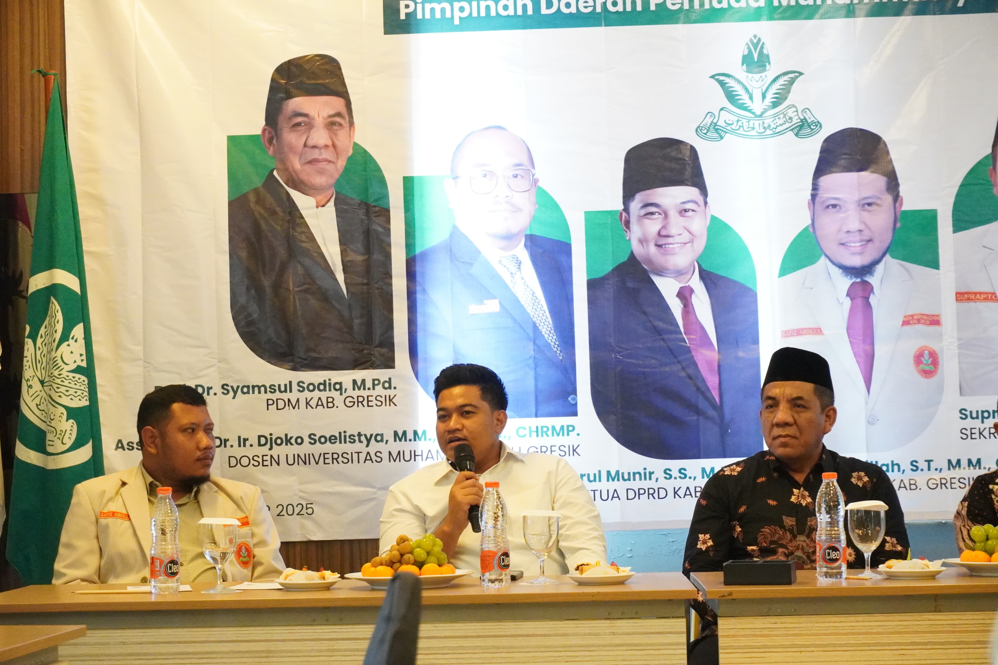 PERAN : Ketua DPRD Gresik ajak peran pemuda Muhammadiyah asah Nasionalisme.