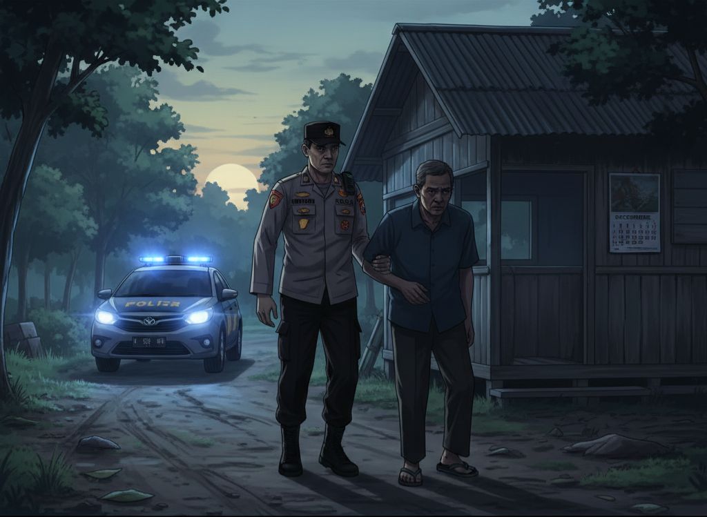 Foto : Ilustrasi penangkapan lansia.