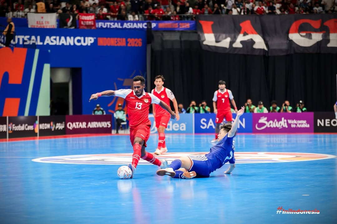 Timnas Futsal Indonesia mencetak sejarah untuk pertama kalinya lolos ke final Piala Asia Futsal 2026.